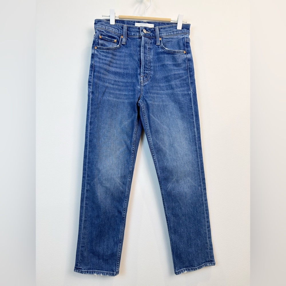 MOTHER Tomcat Straight Leg Jeans in Running With Scissors